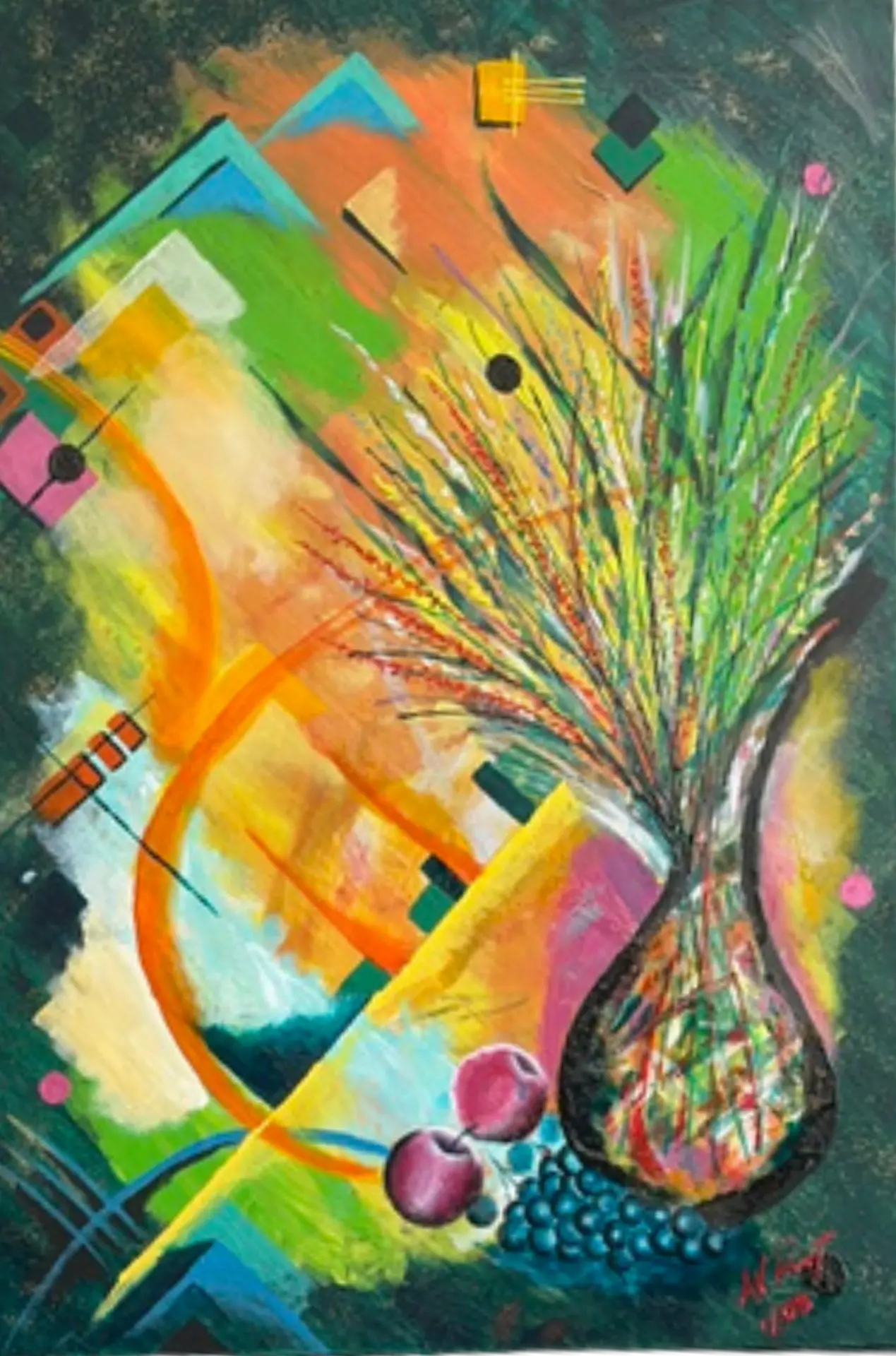 Metallic Drift — original artwork by Anthony V Hunt